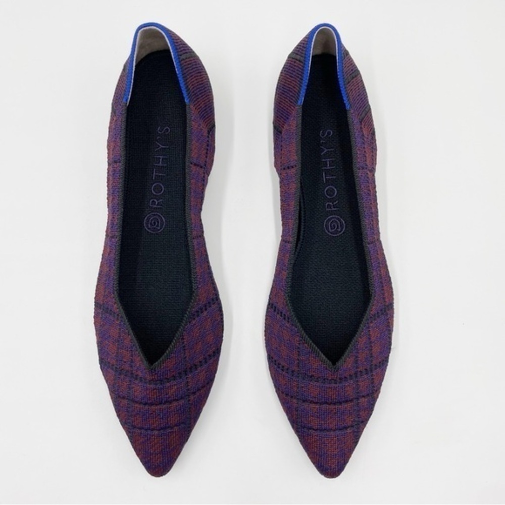 Rothy's Purple and Blue Flats The Point 1